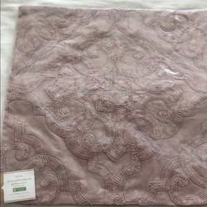 Pottery Barn drew embroidered pillow cover
